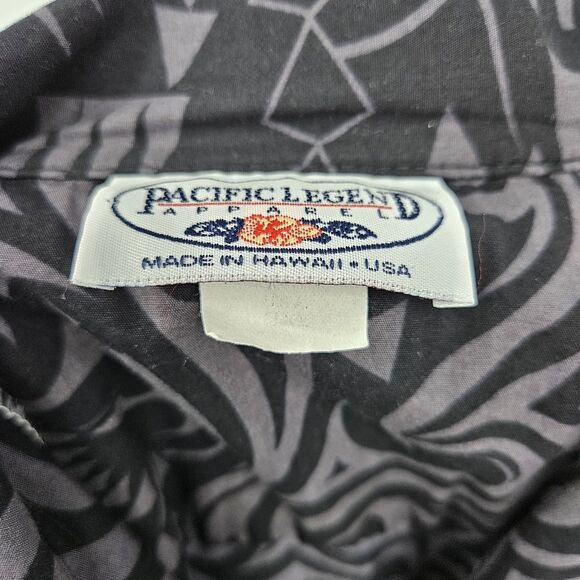 Pacific Legend Shirt Mens XL Hawaiian Guitars Rock Vintage USA Button Up - Picture 8 of 9